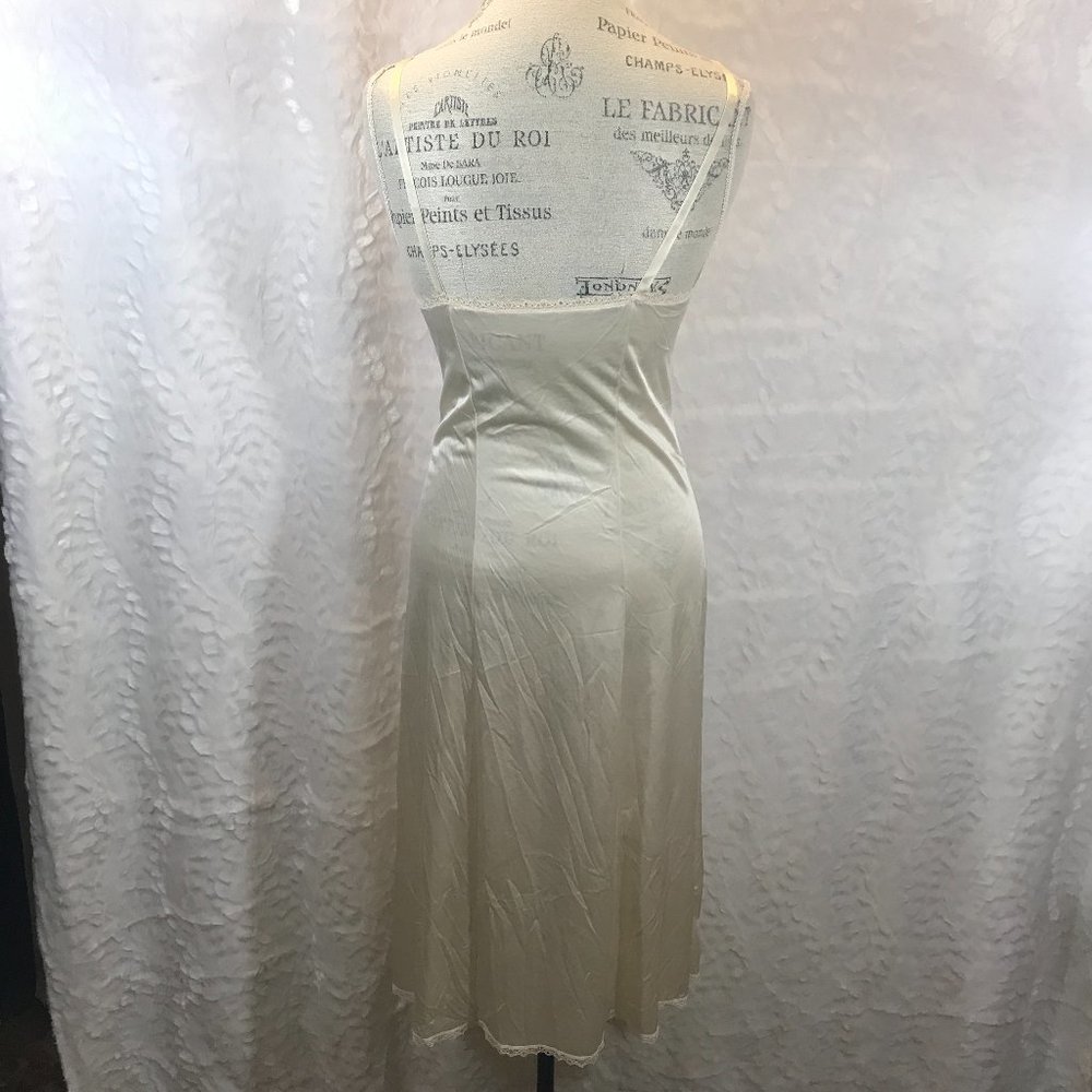 Vintage 90's Vanity Fair Full Slip Nylon Lingerie sexy Boudoir - Picture 4 of 7